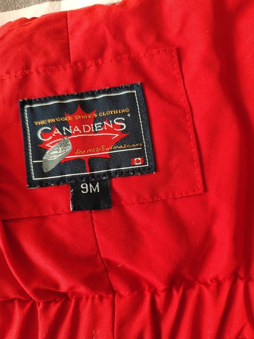 Гащеризон за Сняг/Ски Canadiens, Гъши Пух, размер 9 месец + Ръ
