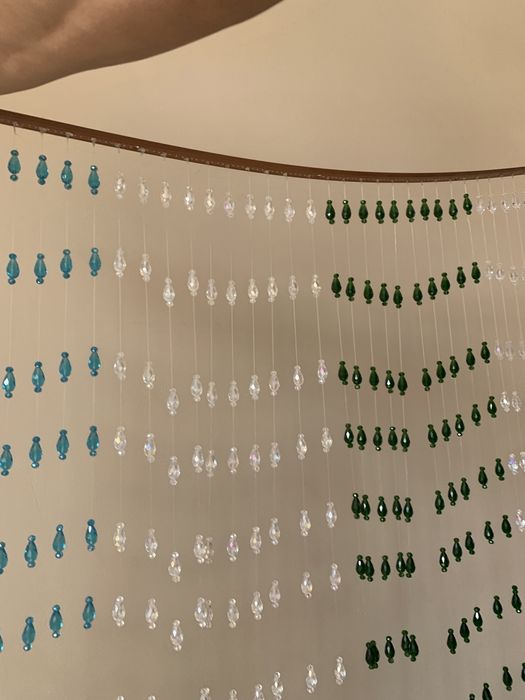 Подвеска шторы хрусталик