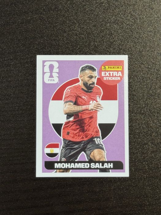 Mohamed Salah Panini WC26 Extra Sticker, stare perfecta