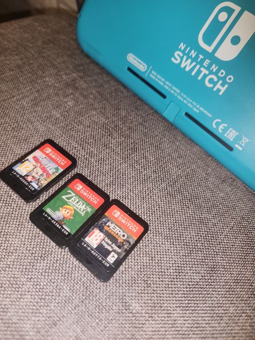 Нинтендо суич + 3 игри