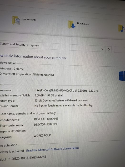 Laptop Pavilion 17 intel core i7