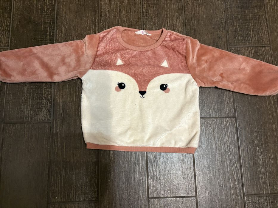 Jumper roz cu vulpita 4-6 Y