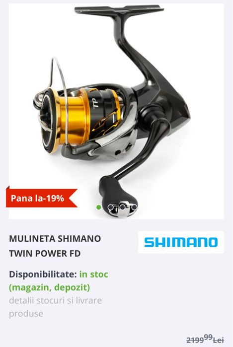 Mulineta Shimano Twin Power C3000