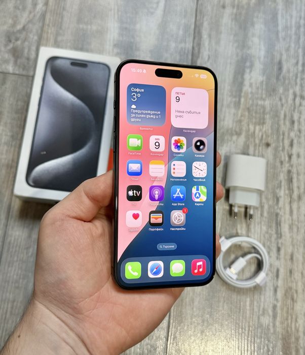 Iphone 15 Pro Max 256 GB - 100 % Battery Health  Като Нов
