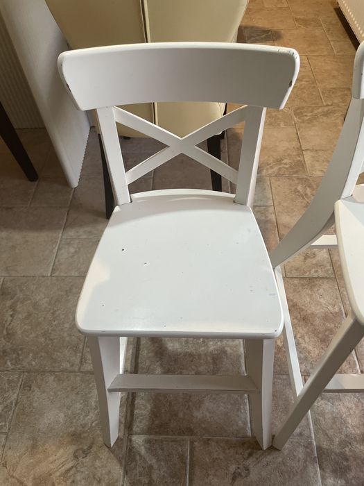 Scaun ikea Ingolf pentru copii alb