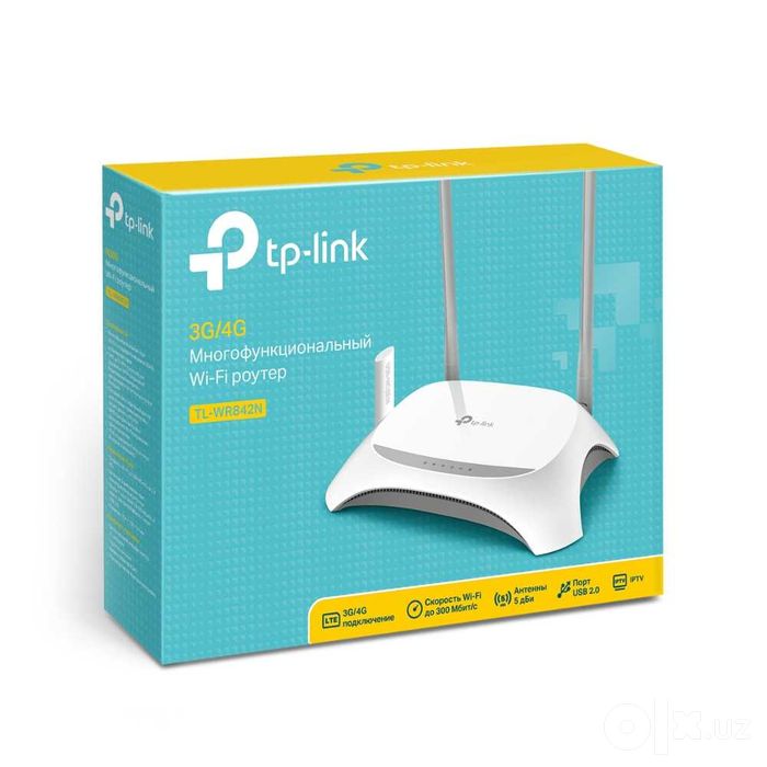 TP-Link TL-WR842N / N300 Многофункциональный роутер Wi-Fi  +/