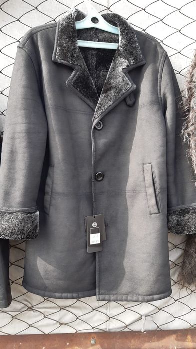 Дублёнка и кожаная куртка, новые.