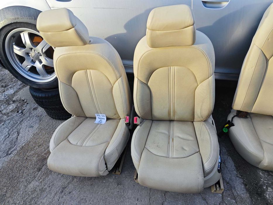 Кожени седалки Audi A8 D4 подгрев ЕЛ салон Ауди Н39