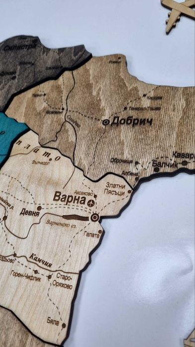 3D карта на България – уникален декор за вашия дом или офис