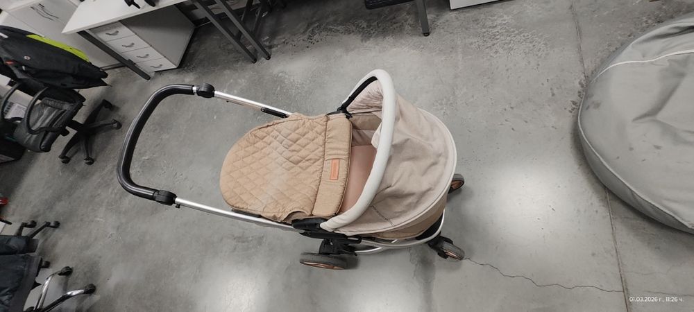 KIKKA BOO Комбинирана количка 3в1 MADRID ALL IN ONE BEIGE