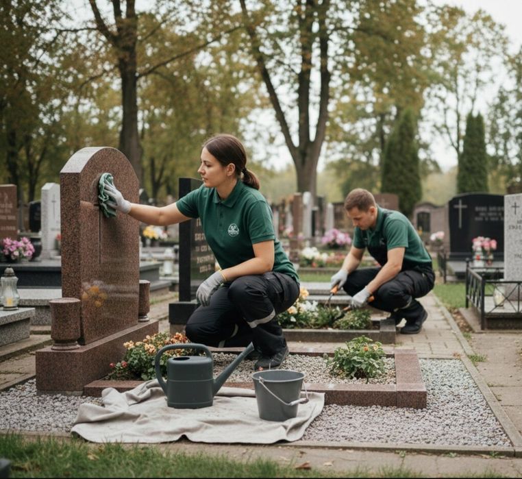 Уборка мест захоронения
