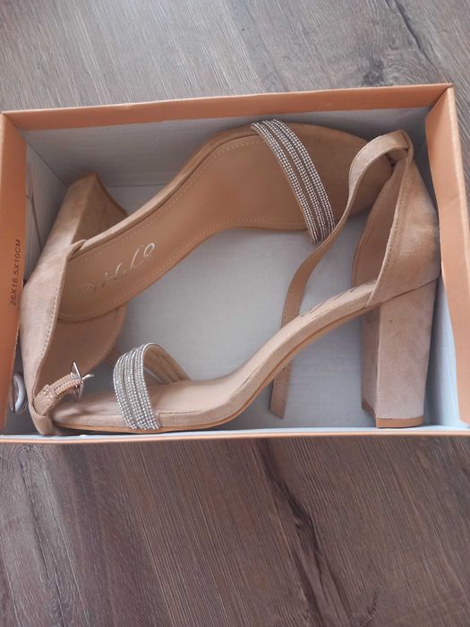 Официални сандали ток 7 см