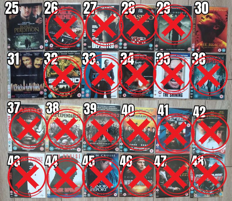 Екшън Филми DVD's Оригинални Дискове на Английски Език 5 лв/бр Movie