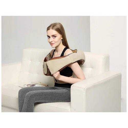 Роликовый массажер NECK для шеи, спины и плеч с инфракрасным прогревом