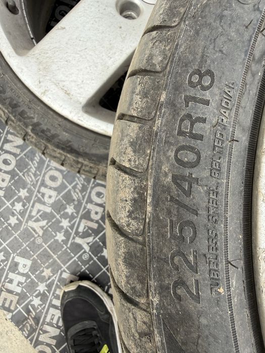 Джанти 5х112 с гуми 225/40/18 бартер за 5Х114.3