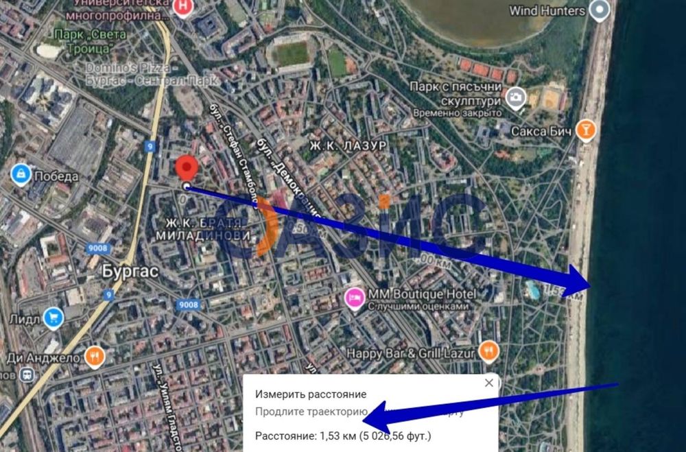 Апартамент с 1 спалня в новия комплекс "Свети Никола 5Б", ул. "Братя Миладинови", Бургас, 60.66 кв.м, #34121854