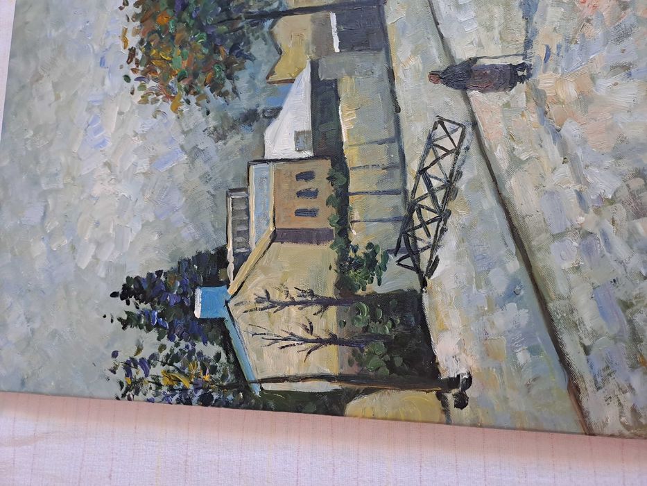 tablou pictura pe panza 61/51 cm semnat Danford