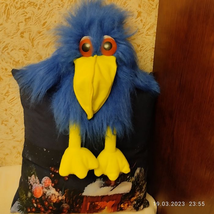 Современная игрушка страшилка Каркуша ( Ворона) из серии Хагги- Вагги