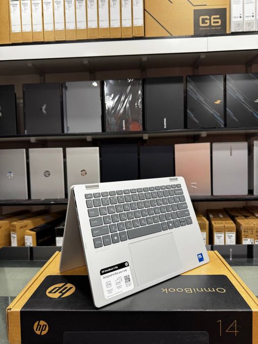 Yangi ! Hp Omnibook x360 core5 2025 Dasturlash IT Trading