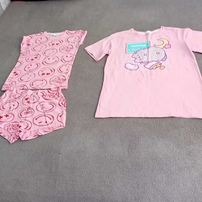 Set pijama de vara Pusheen / Smiley 134/140