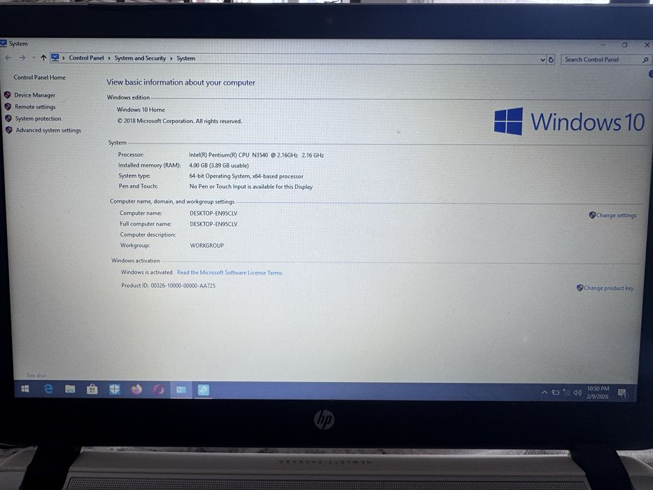 Laptop HP beatsaudio