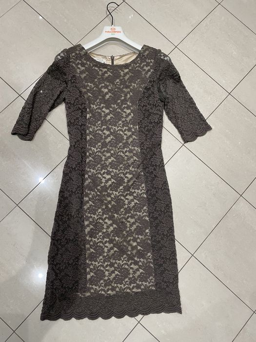 Червена рокля Marco Polo;Копринена  Zara L;Marc Cain