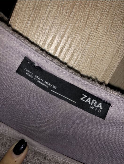 Poncho Zara violet