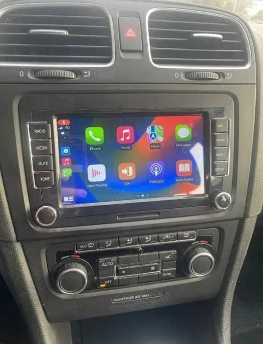 Navigatie VW Golf 5 6 Passat b6 b7 Polo Skoda Octavia 2 Carplay 1-8GB