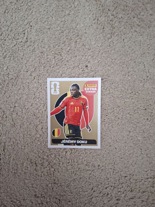 Doku extra sticker gold wc 2026 panini