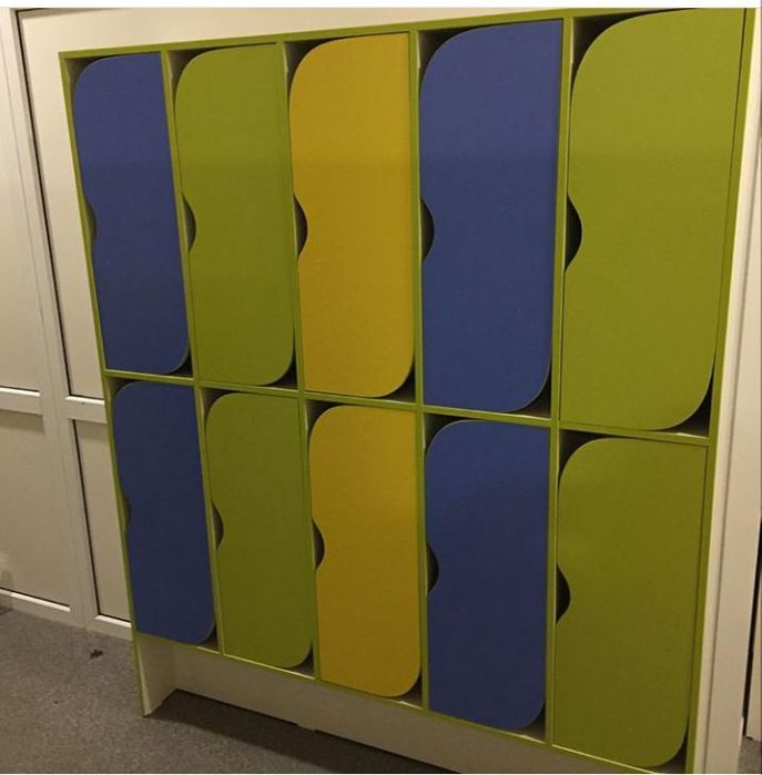 Шкаф для раздевалки для дошкольников