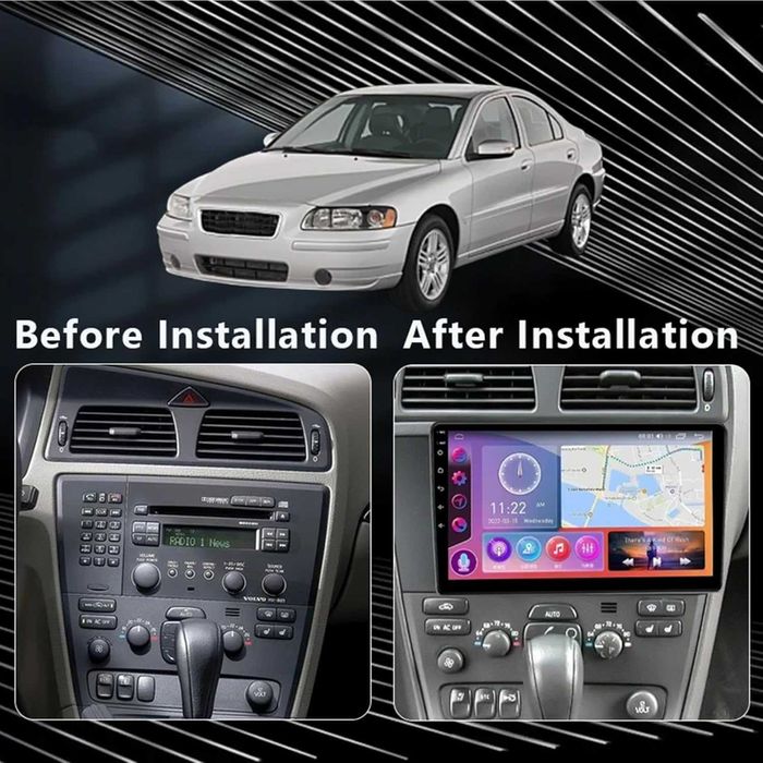 Мултимедия с Android за Volvo XC70 V70 S60 Андроид навигация плеър DIN