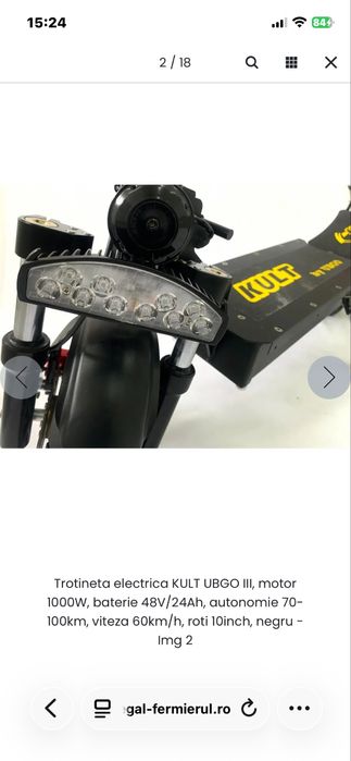 Trotineta electrica kult by ubgo III