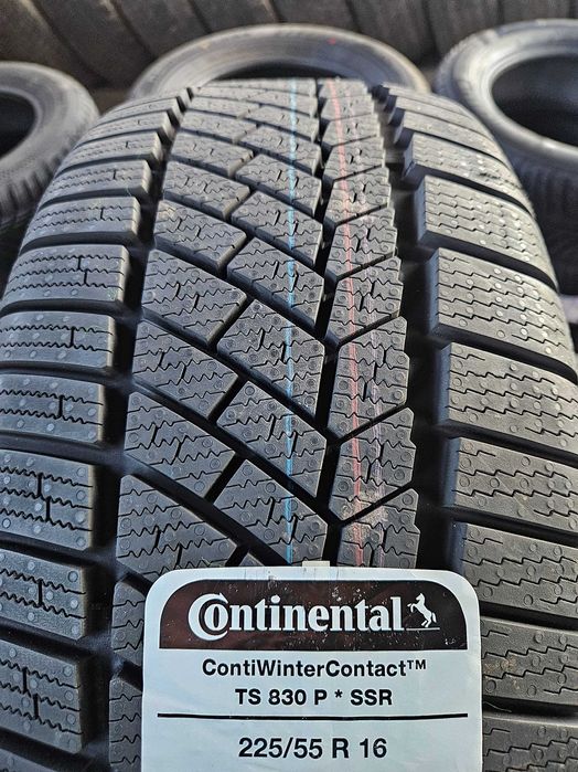 4 Нови зимни гуми 225/55R16 Continental WinterContact TS830P * RunFlat