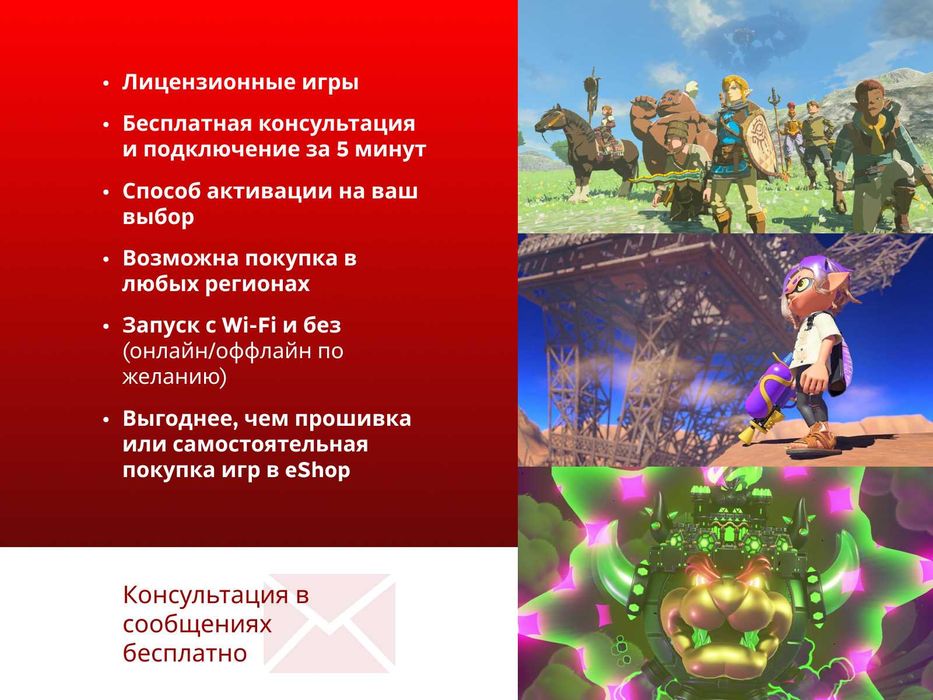 Цифровые игры на Nintendo Switch