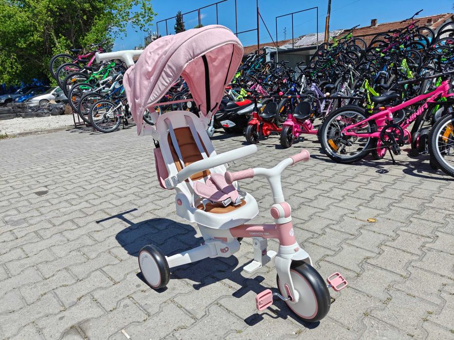 BYOX Детска триколка COMPACTO 4в1 розов