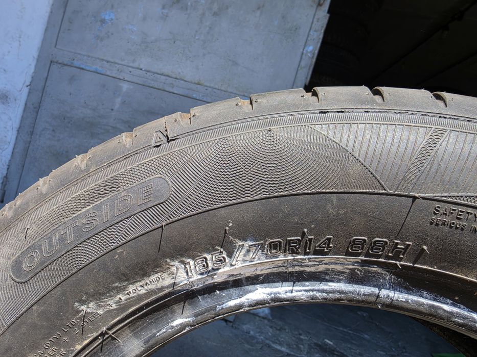 2 бр. летни гуми 185/70/14 Falken DOT 1319 7 mm