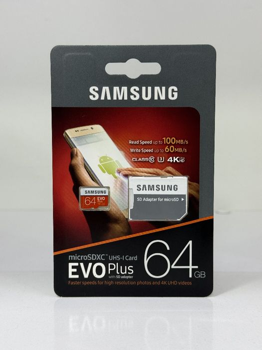 Карта памят флешка Micro Sd Samsung PRO Endurance Evo Plus 64 / 128 gb