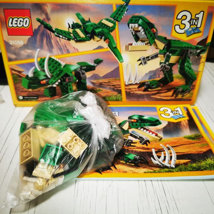 Lego Creator 3 in 1, dinozauri, 31058