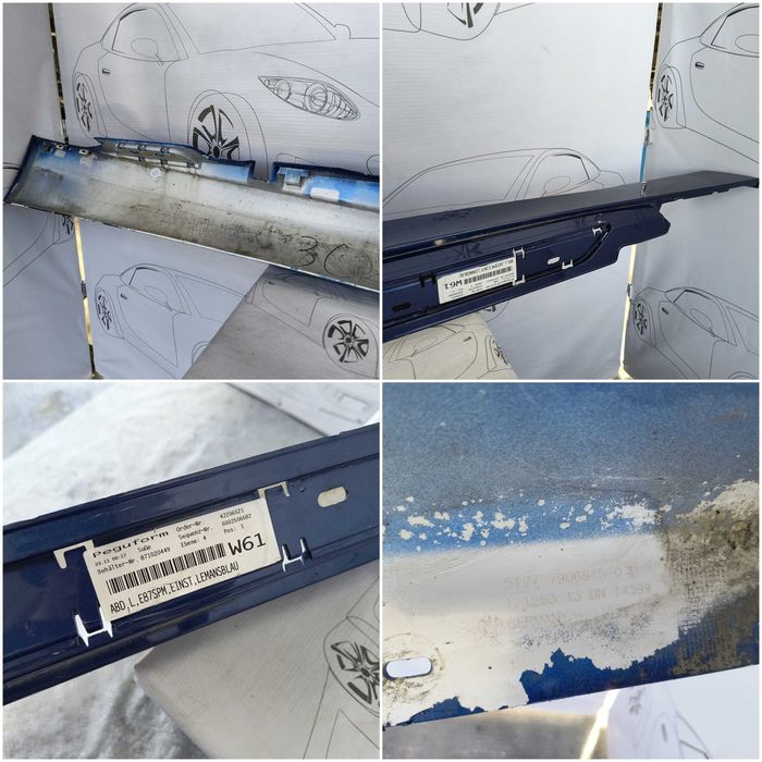 Ornament Prag Stânga BMW Seria 1 (E81 / E87) / Cod OEM 51777906815 (1B4)
