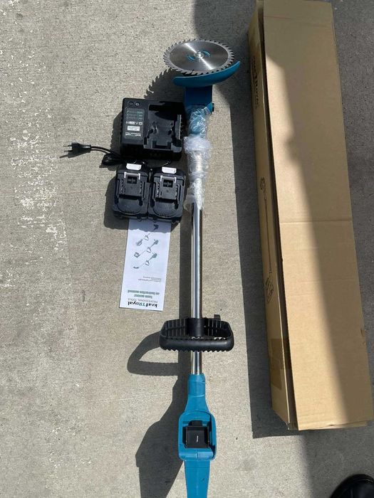 Акумулаторен тример 36V 8A KraftRoyal Косачка за трева с 2бр батерия