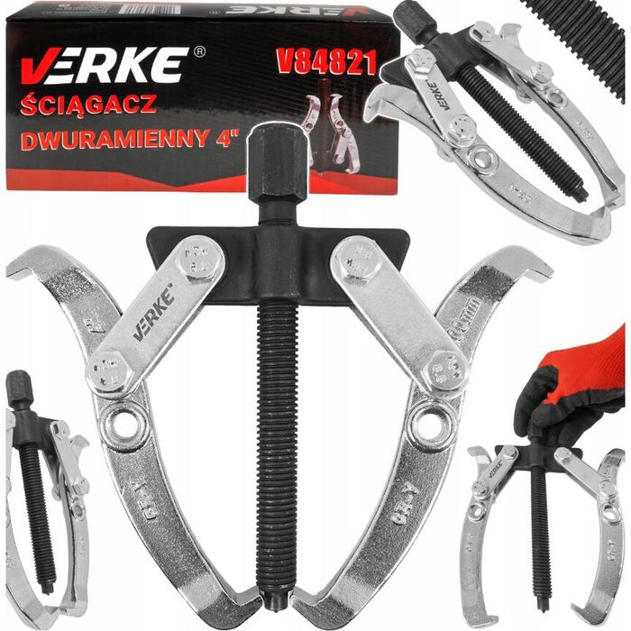 Presa extractor rulmenti, 4" 2 brate, Verke