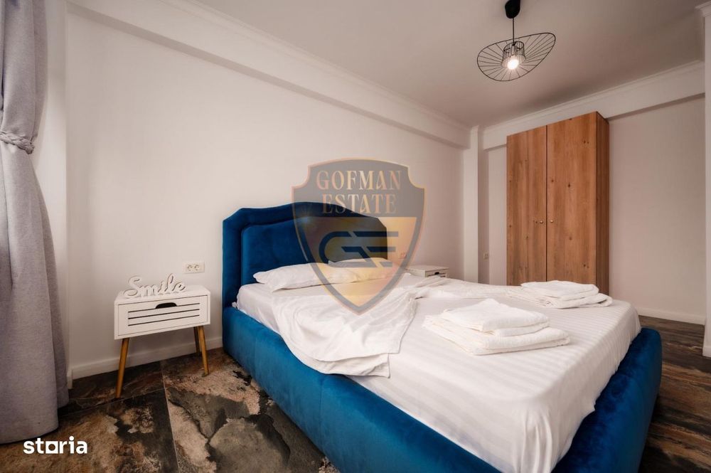 2 camere, Mamaia Nord LIDL mobilat si utilat modern, balcon, et 2, ter