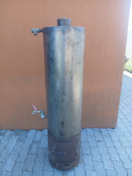 De vânzare boiler inox pe lemne 120 litri