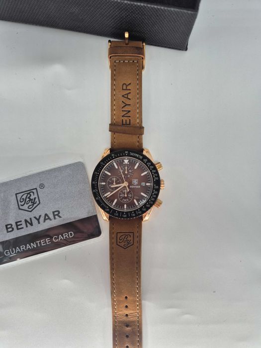 Ceas Benyar Cronograf Analog Quartz Barbati