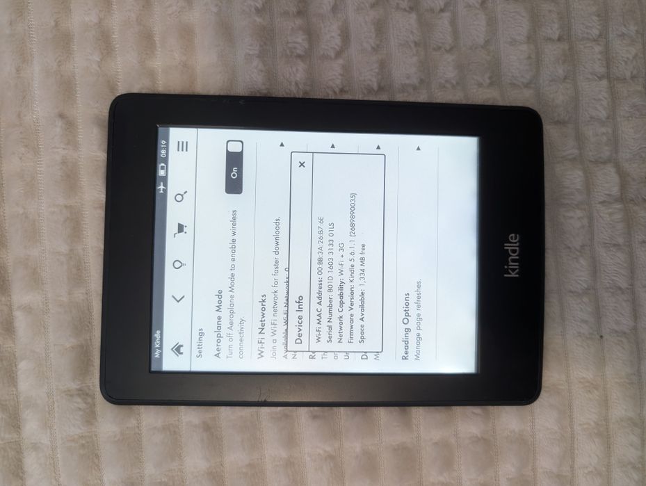 eBook Kindle Paperwhite 1st gen 3G