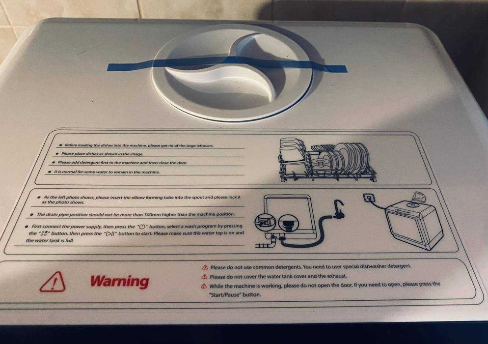 Masina de spalat vase compacta iHunt Bro Dishwasher