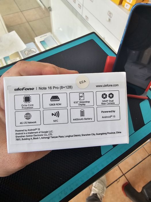 Ulefone Note 16 Pro, 8/128 GB, Nou, 2 ani garanție