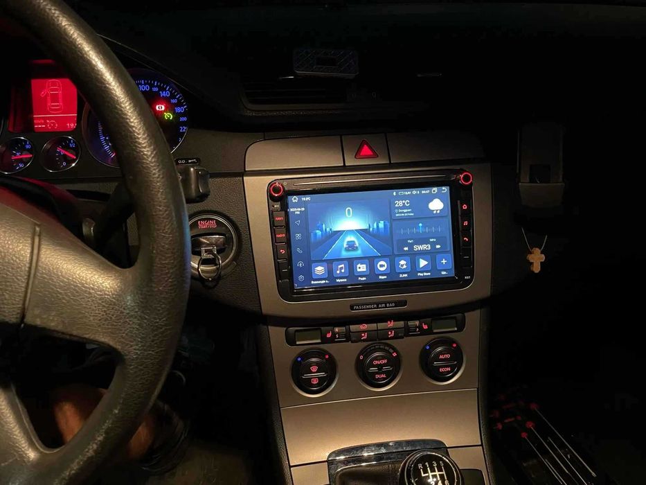 Navigație Android 4GB RAM VW/Seat/Skoda – CarPlay & Android Auto, QLED