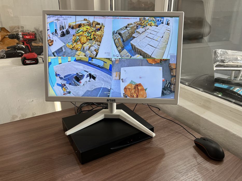 Установка камеры видеонаблюдения