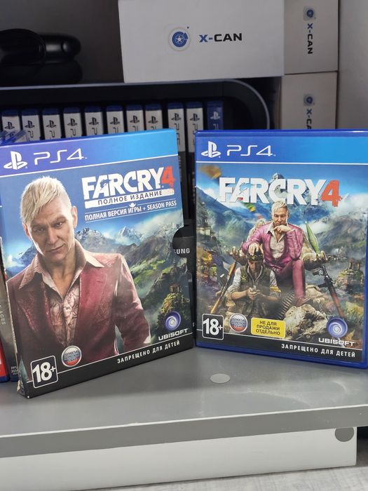 Игра, диск. Far Cry 4 в картонном рукаве на Playstation 4,5.
